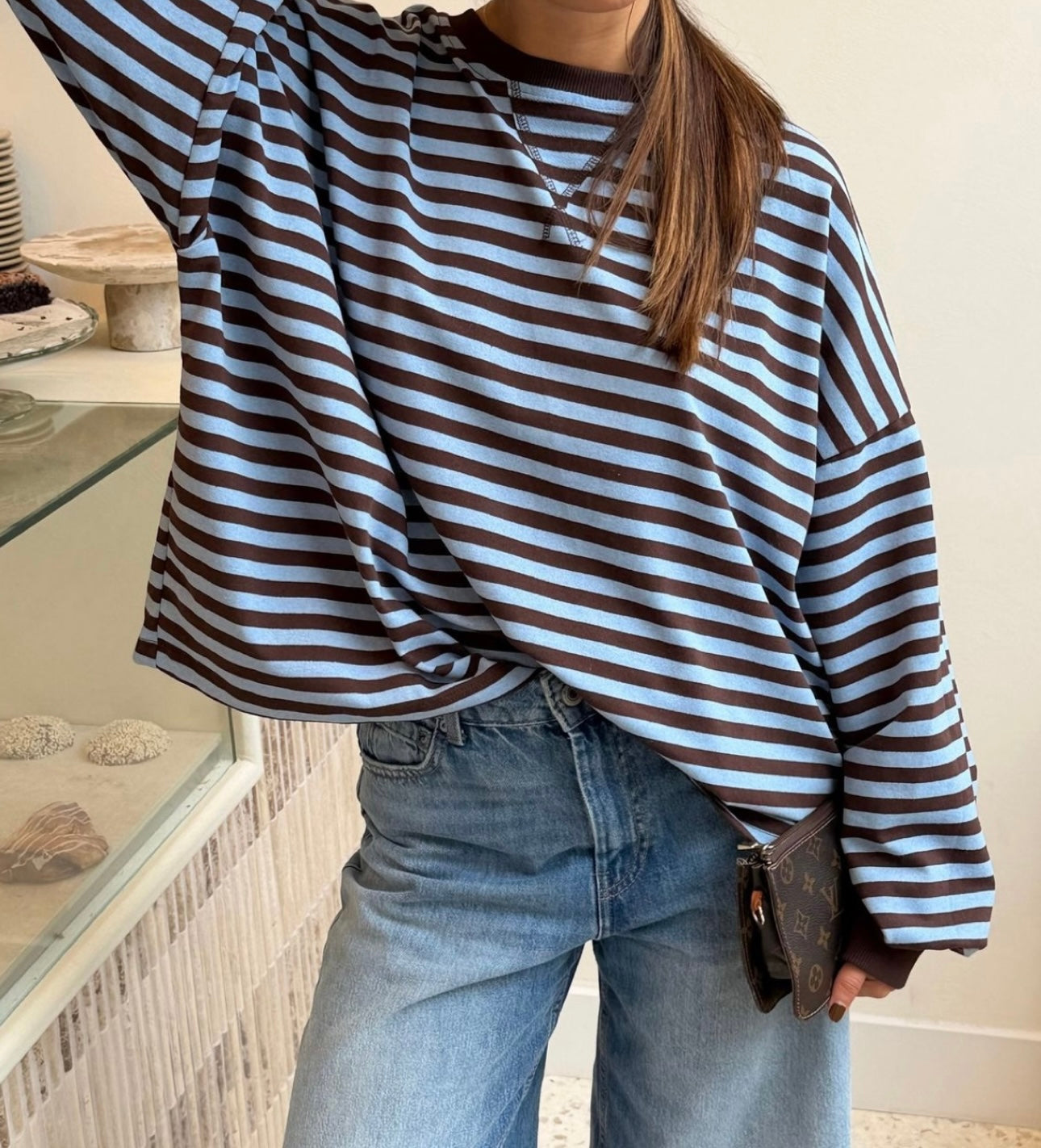 Summer melton striped