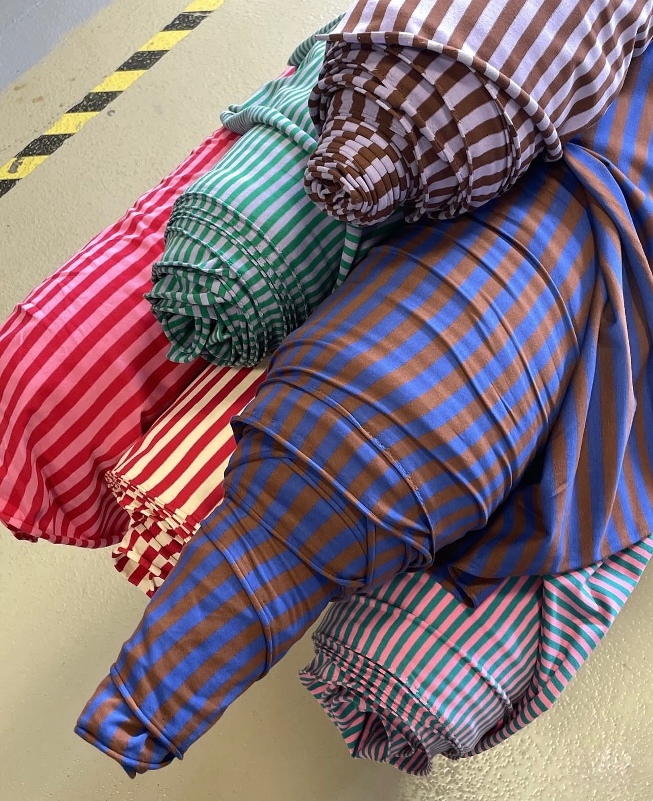 Summer melton striped
