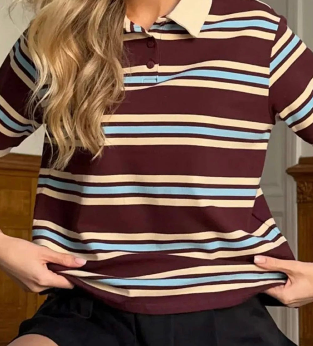 Summer melton striped