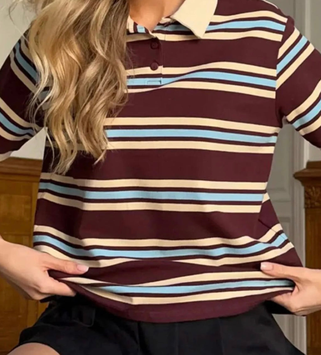 Summer melton striped